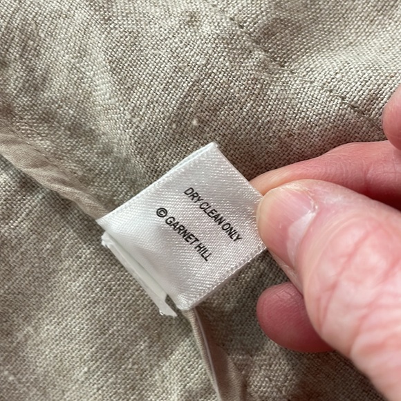 Classic Natural French Flax Linen Blazer NWT - Picture 7 of 7